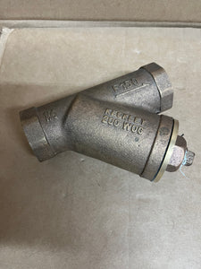 1 1/2" KECKLEY STYLE F150 CLASS 125 NPT BRONZE BODY Y-STRAINER