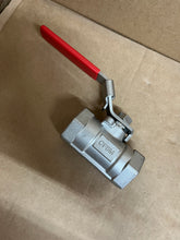 Load image into Gallery viewer, 1&quot; 2000 PSI NPT CF8M BODY DBL RP, 316SS TRIM, R-PTFE SEATS GRAPHITE SEALS, UNIBODY BALL VALVE, LOCKING HANDLE, API 607 FIRE-SAFE, NACE
