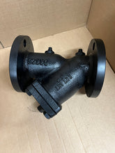 Load image into Gallery viewer, 2&quot; KECKLEY STYLE A7 CLASS 125 FF FLANGED CAST IRON BODY Y-STRAINER
