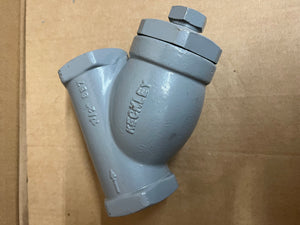 1 1/2" KECKLEY STYLE SB7 CLASS 600 SOCKET WELD CAST CARBON STEEL BODY Y-STRAINER