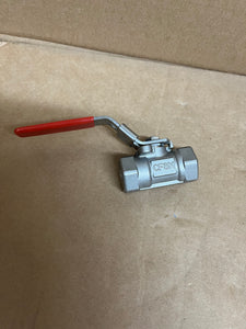 1/4" 2000 PSI NPT CF8M BODY DBL RP, 316SS TRIM, R-PTFE SEATS GRAPHITE SEALS, UNIBODY BALL VALVE, LOCKING HANDLE, API 607 FIRE-SAFE, NACE