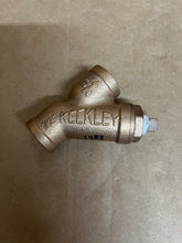 Load image into Gallery viewer, 1/2&quot; KECKLEY STYLE F7 CLASS 125 NPT BRONZE BODY Y-STRAINERS
