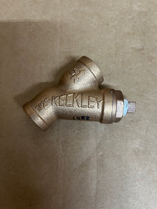 1/2" KECKLEY STYLE F7 CLASS 125 NPT BRONZE BODY Y-STRAINERS