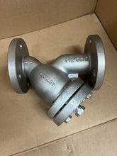 Load image into Gallery viewer, 1 1/2&quot; KECKLSY STYLE SSA7 CLASS 150 RF FLANGED 316 STAINLESS STEEL Y-STRAINER