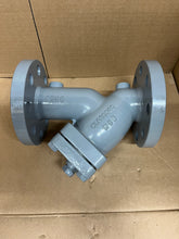 Load image into Gallery viewer, 2&quot; KECKLEY STYLE SA7 CLASS 300 RF FLANGED CAST CARBON STLLE BODY Y-STRAINER
