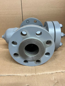 2" KECKLEY STYLE SGFV CLASS 600 RF FLANGED CAST CARBON STEEL STRAINER