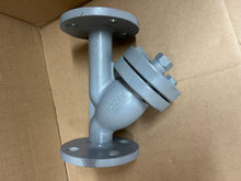 Load image into Gallery viewer, 1&quot; KECKLEY STYLE SA7 CLASS 150 RF FLANGED CAST CARBON STEEL BODY Y-STRAINER