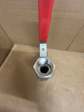 Load image into Gallery viewer, 1 1/2&quot; 2000 PSI NPT CF8M BODY DBL RP, 316SS TRIM, R-PTFE SEATS GRAPHITE SEALS, UNIBODY BALL VALVE, LOCKING HANDLE, API 607 FIRE-SAFE, NACE