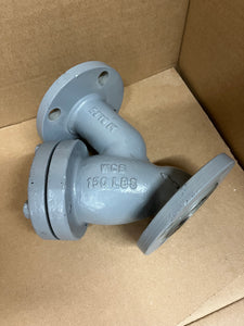 1/2" KECKLEY STYLE SA7 CLASS 150 RF FLANGED CAST CARBON STEEL BODY Y-STRAINER