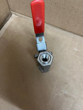 Load image into Gallery viewer, 1/4&quot; 2000 PSI NPT CF8M BODY DBL RP, 316SS TRIM, R-PTFE SEATS GRAPHITE SEALS, UNIBODY BALL VALVE, LOCKING HANDLE, API 607 FIRE-SAFE, NACE