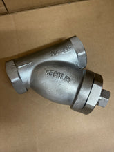 Load image into Gallery viewer, 1 1/4&quot; KECKLEY STYLE SSB7 CLASS 600 NPT 316 STAINLESS STEEL Y-STRAINER