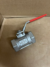 Load image into Gallery viewer, 1 1/4&quot; 2000 PSI NPT CF8M BODY DBL RP, 316SS TRIM, R-PTFE SEATS GRAPHITE SEALS, UNIBODY BALL VALVE, LOCKING HANDLE, API 607 FIRE-SAFE, NACE