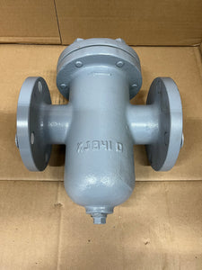 2" KECKLEY STYLE SGFV CLASS 150 RF FLANGED CAST CARBON STEEL BASKET STRAINER