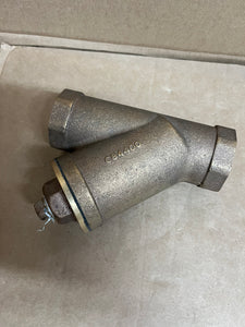 1 1/2" KECKLEY STYLE F150 CLASS 125 NPT BRONZE BODY Y-STRAINER