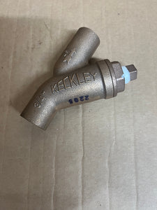 3/4" KECKLEY STYLE E7 CLASS 125 SOLDER JOINT LEAD FREE BODY Y-STRAINER