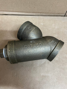 2" KECKLEY STYLE F7 CLASS 125 NPT LEAD FREE BODY Y-STRAINER