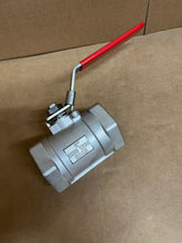 Load image into Gallery viewer, 2&quot; 2000 PSI NPT CF8M BODY DBL RP, 316SS TRIM, R-PTFE SEATS GRAPHITE SEALS, UNIBODY BALL VALVE, LOCKING HANDLE, API 607 FIRE-SAFE, NACE