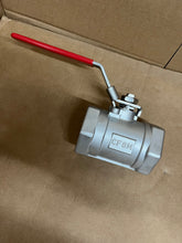 Load image into Gallery viewer, 2&quot; 2000 PSI NPT CF8M BODY DBL RP, 316SS TRIM, R-PTFE SEATS GRAPHITE SEALS, UNIBODY BALL VALVE, LOCKING HANDLE, API 607 FIRE-SAFE, NACE