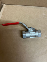 Load image into Gallery viewer, 1/2&quot; 2000 PSI NPT CF8M BODY DBL RP, 316SS TRIM, R-PTFE SEATS GRAPHITE SEALS, UNIBODY BALL VALVE, LOCKING HANDLE, API 607 FIRE-SAFE, NACE