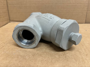 1" KECKLEY STYLE SB7 CLASS 600 SOCKET WELD CAST CARBON STEEL BODYY-STRAINER