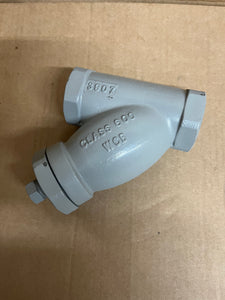 1" KECKLEY STYLE SB7 CLASS 600 NPT CAST CARBON STEEL BODY Y-STRAINER