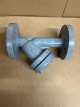 Load image into Gallery viewer, 1&quot; KECKLEY STYLE SA7 CALSS 300 RF FLANGED CAST CARBON STEEL BODY Y-STRAINER