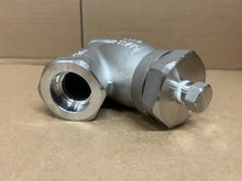 Load image into Gallery viewer, 1&quot; KECKLEY STYLE SSB7 CLASS 600 SOCKET WELD 316 STAINLESS STEEL Y-STRAINER