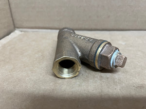 1/2" KECKLEY STYLE F150 CLASS 125 NPT BRONZE BODY Y-STRAINER