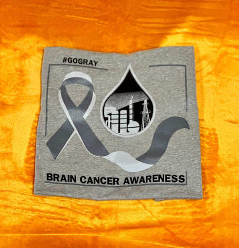 Go Gray Brain Cancer Awareness T-Shirt