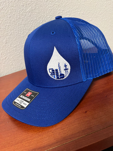 Trucker Hat; Blue & White