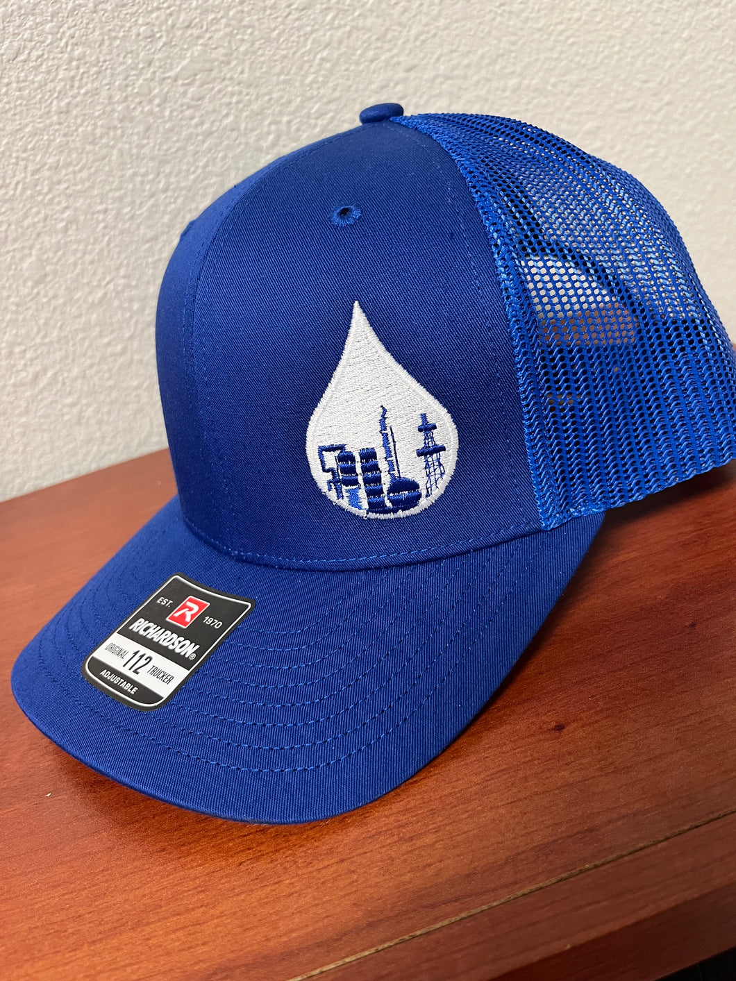 Trucker Hat; Blue & White