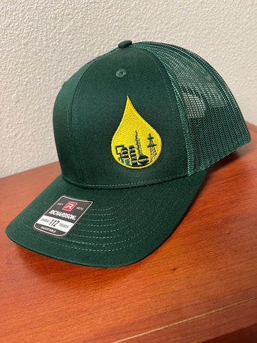 Trucker Hat; Green & Yellow